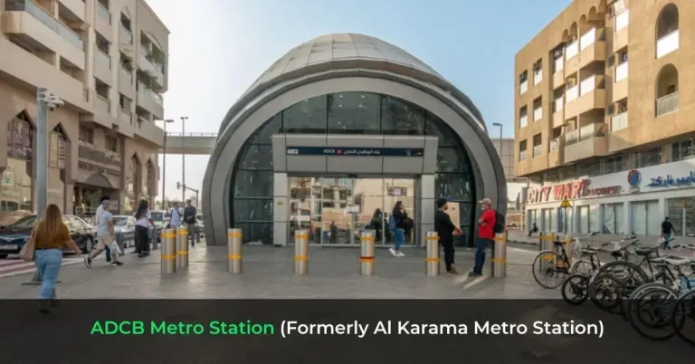 ADCB Metro Station (Formerly Al Karama Metro Station)