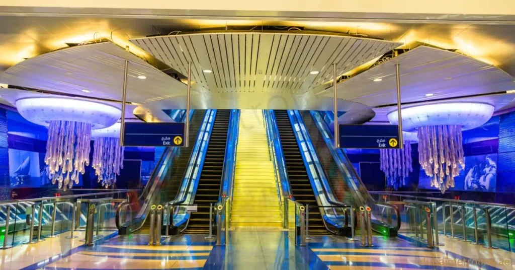 Burjuman Metro Station Interior