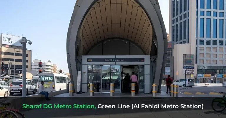 Sharaf DG Metro Station, Green Line (Al Fahidi Metro Station)