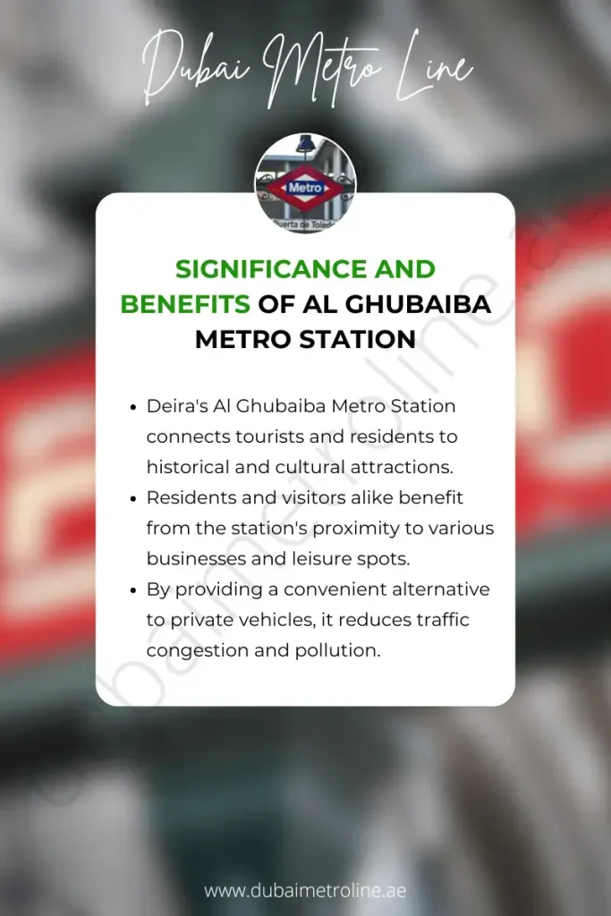 Significance and Benefits of Al Ghubaiba Metro Station