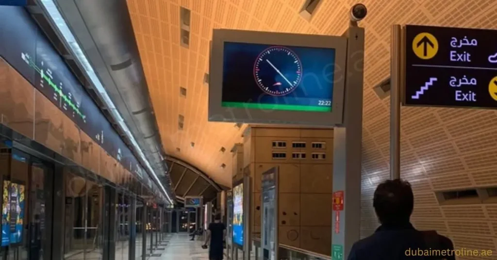 Abu Hail Metro Station Interior