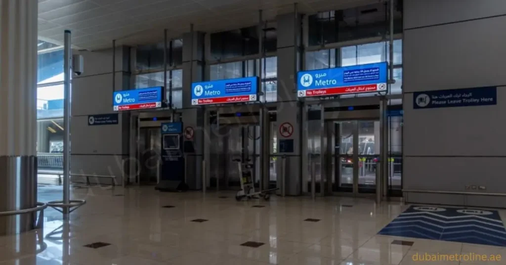 Airport Terminal 3 Metro Station Interior