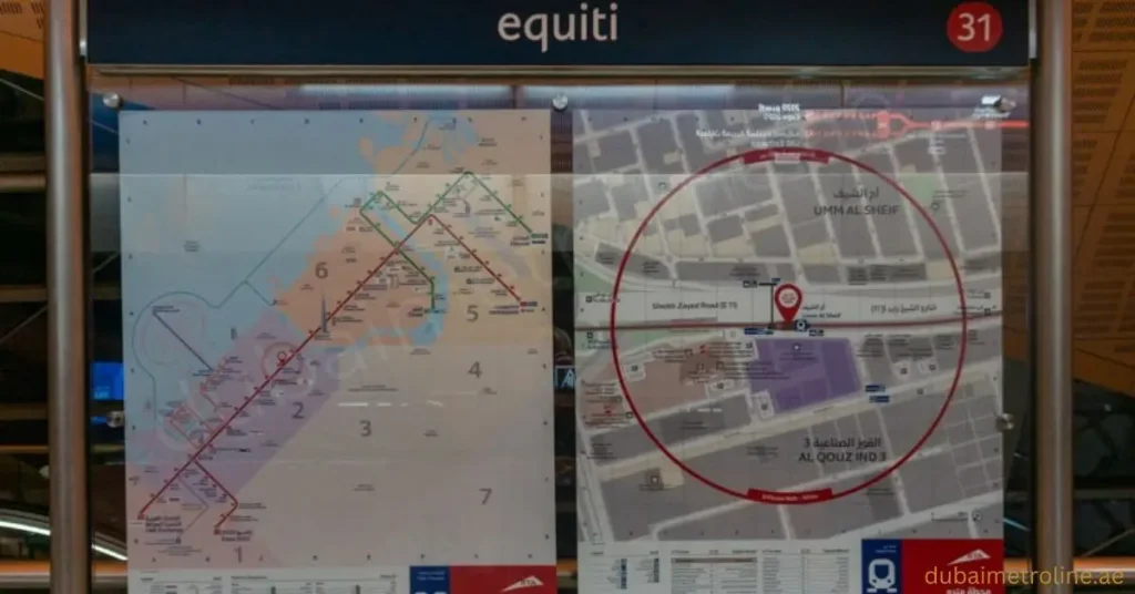 Equiti Metro Map