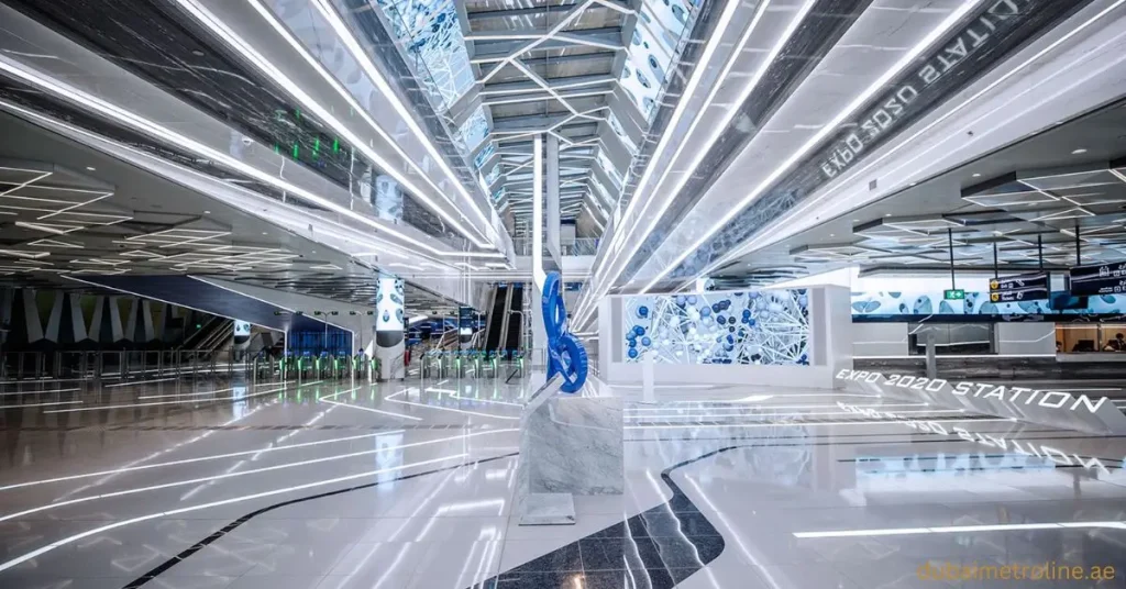 Expo 2020 Metro Station Interior