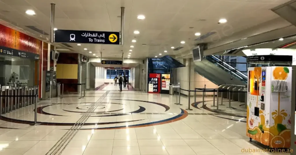 Gold Souq Metro Station Interior